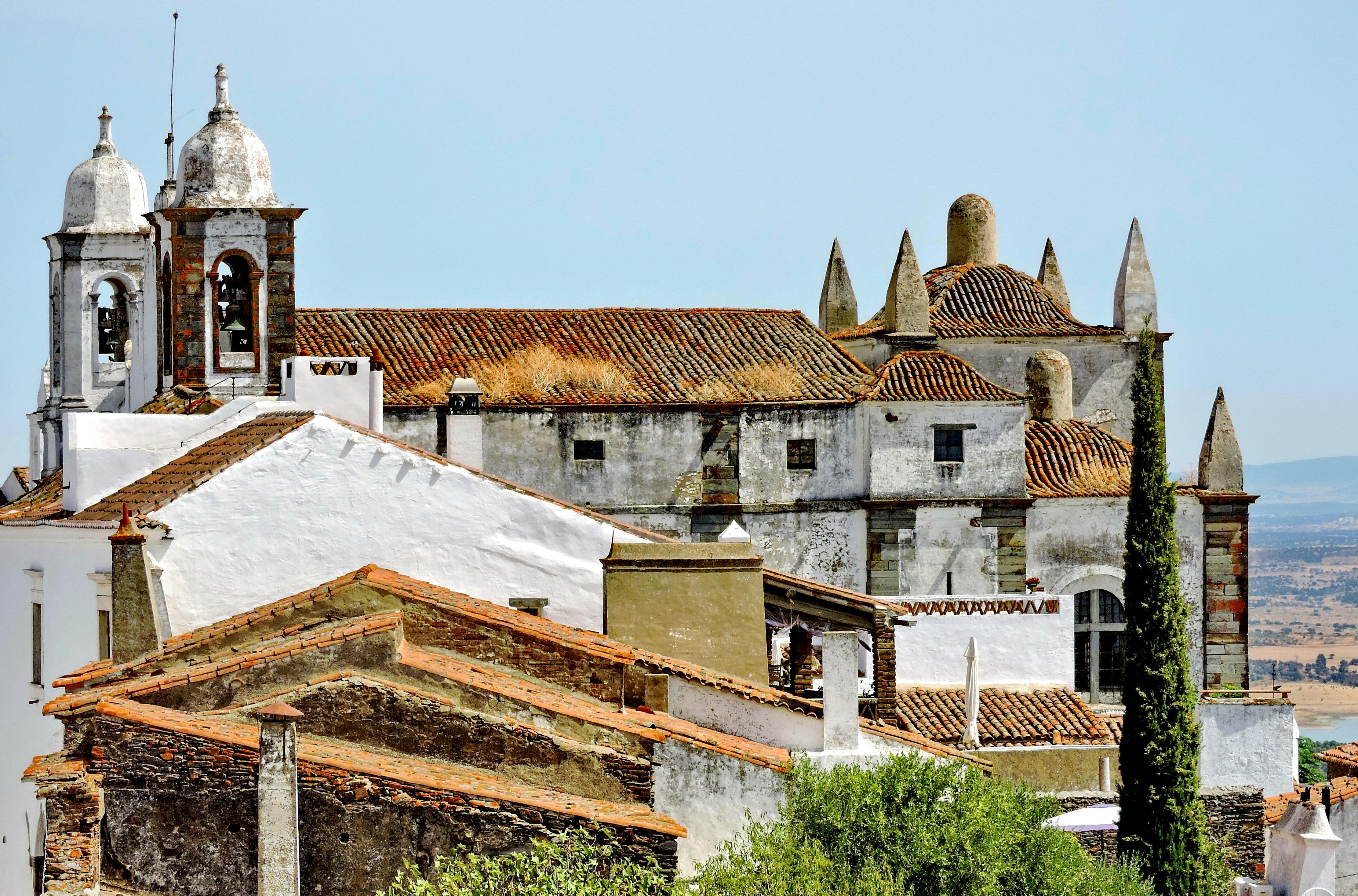 Alentejo historic village and rooftops, Portugal